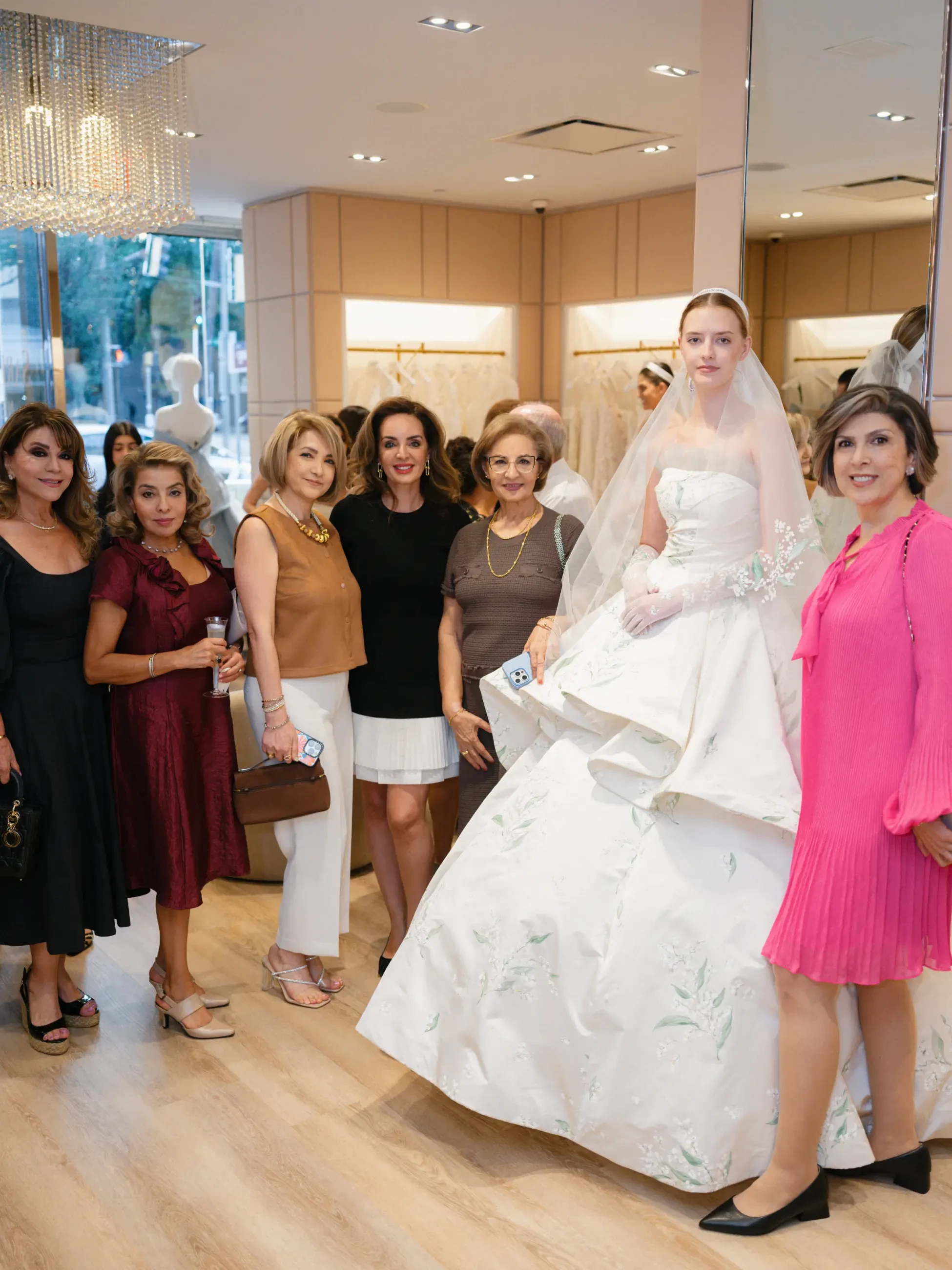 guests at sareh nouri chevy chase location