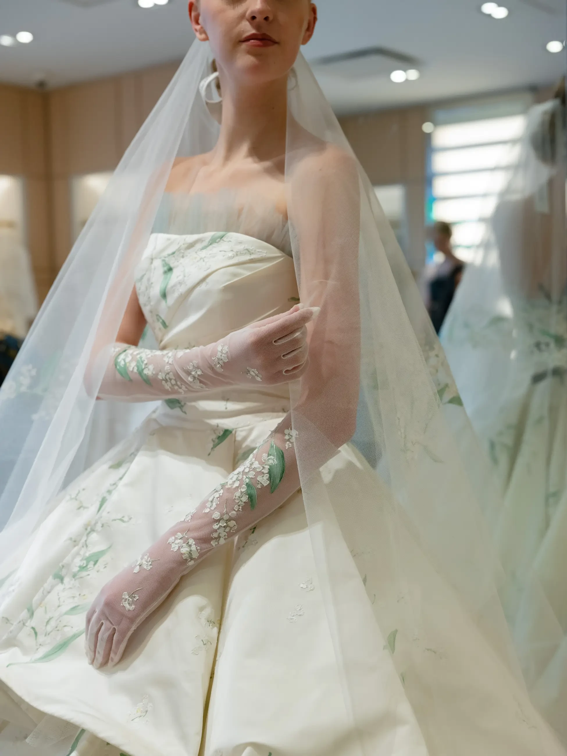 model wearing a sareh nouri bridal gown