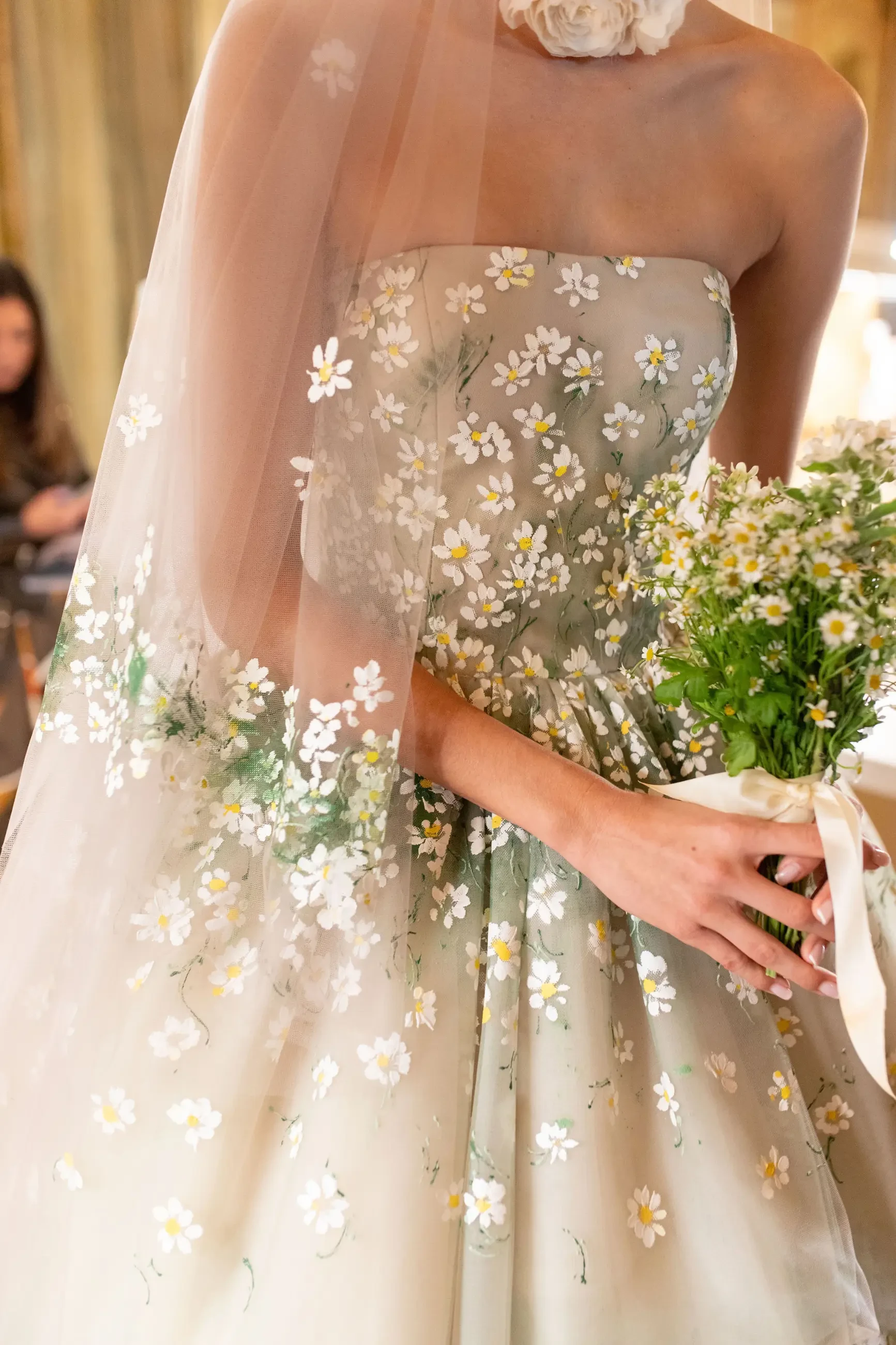 image shows a model at nybfw