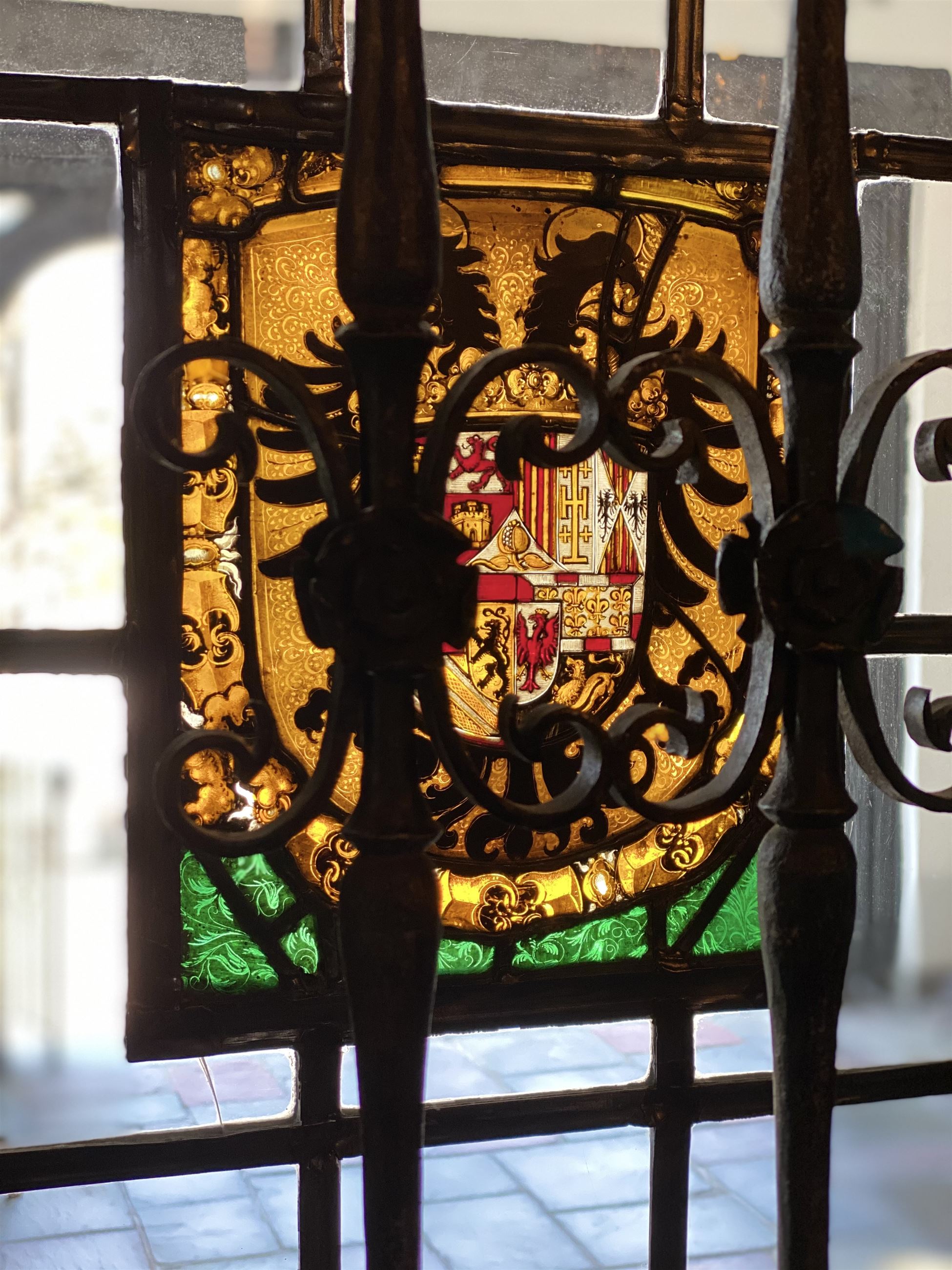image of stained glass window