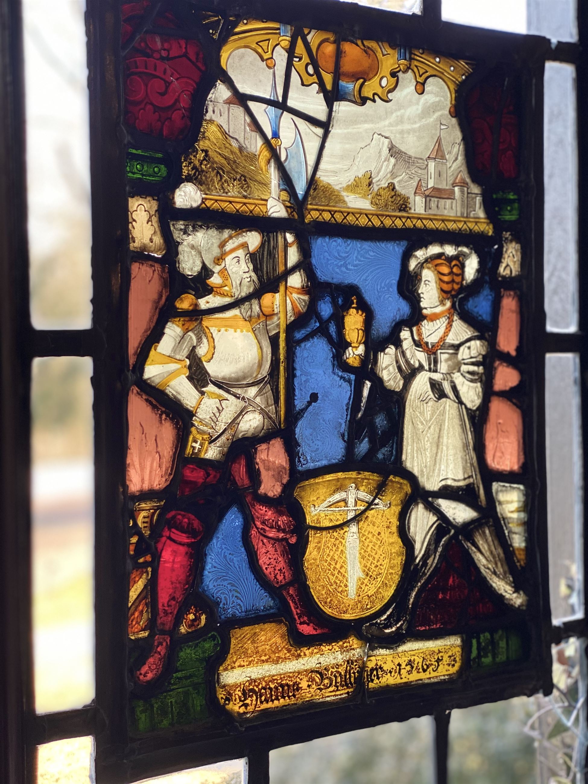 image of stained glass window
