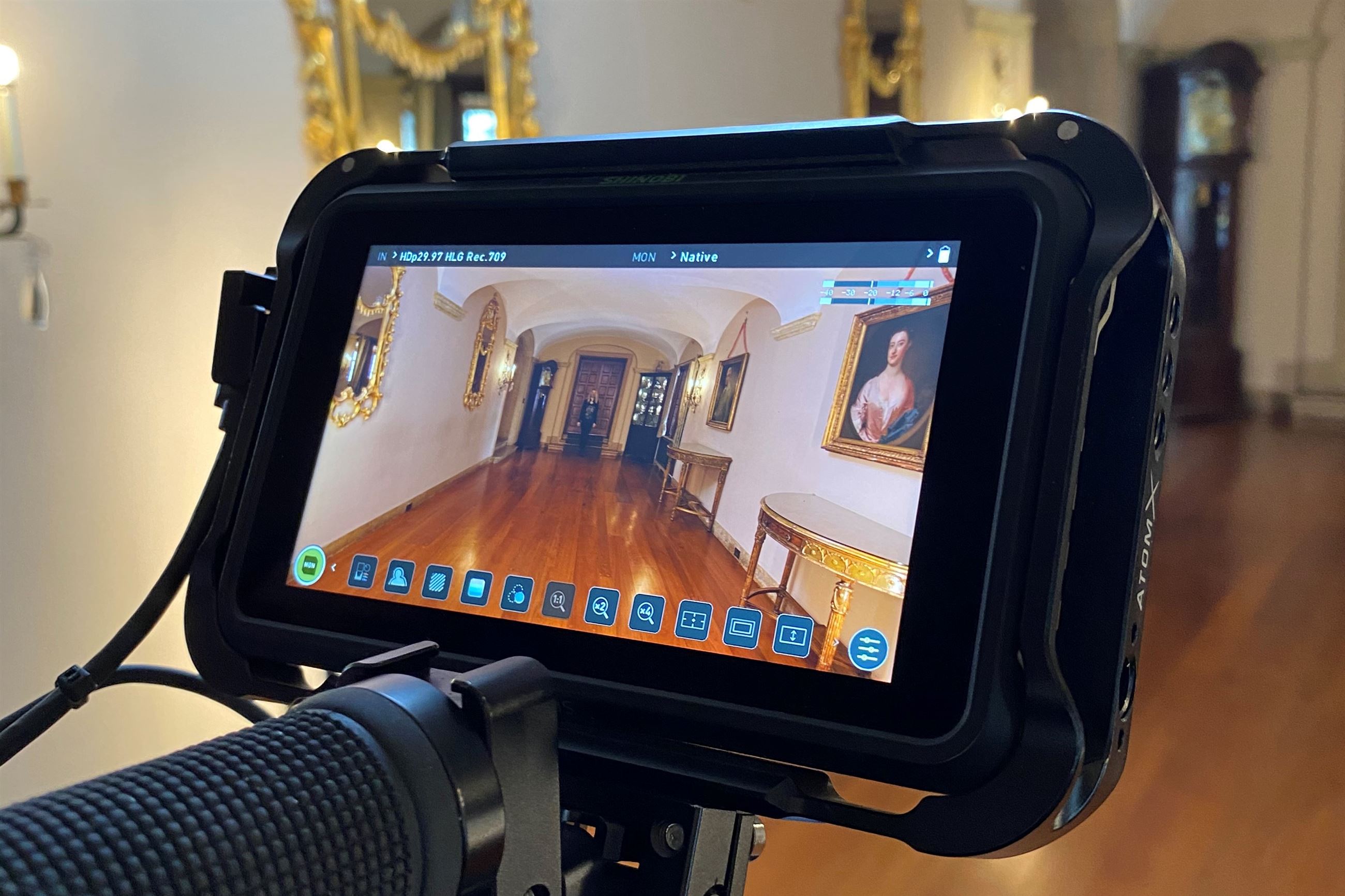Image of camera at Sareh Nouri photoshoot