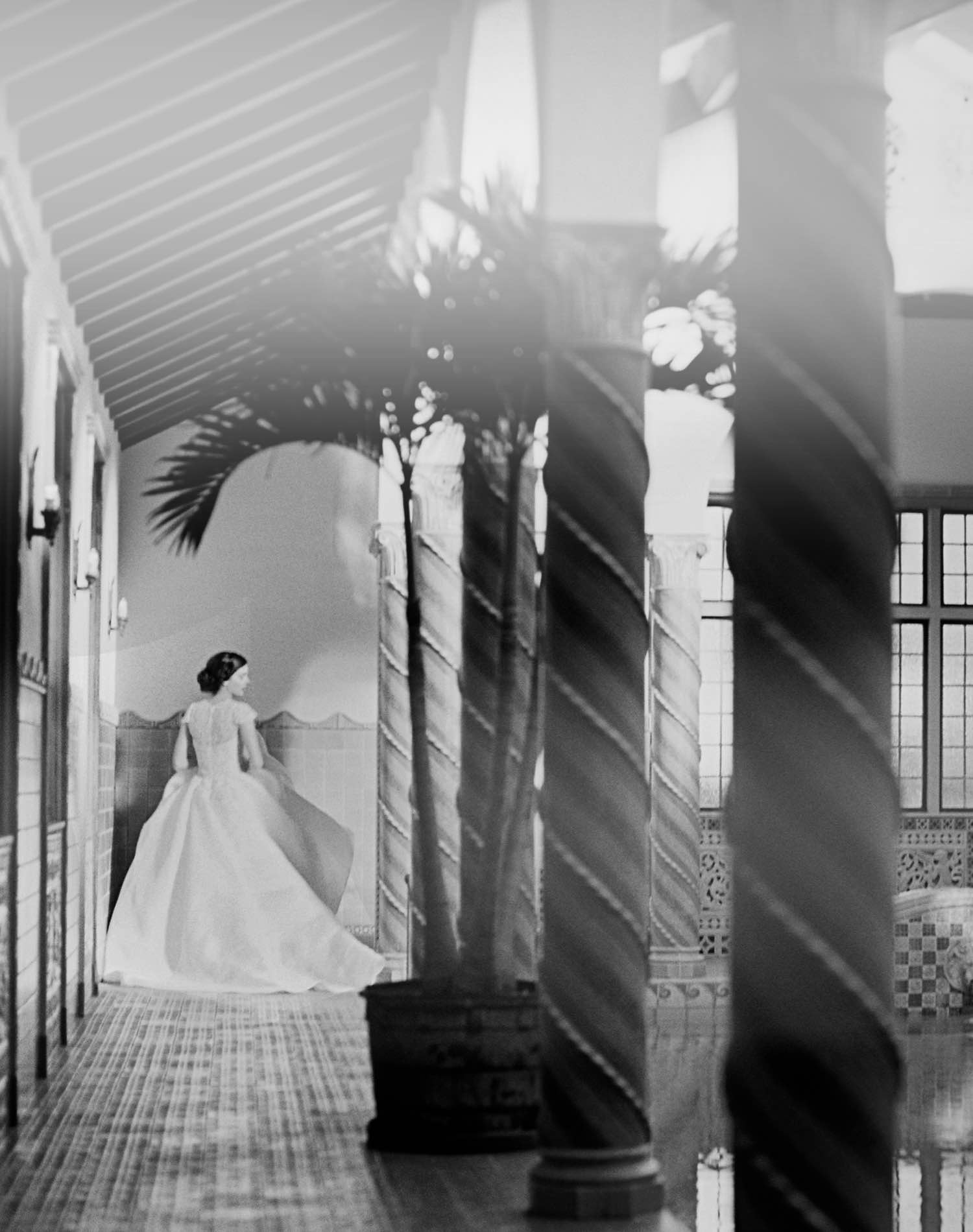 Bride near the window. Mobile Image