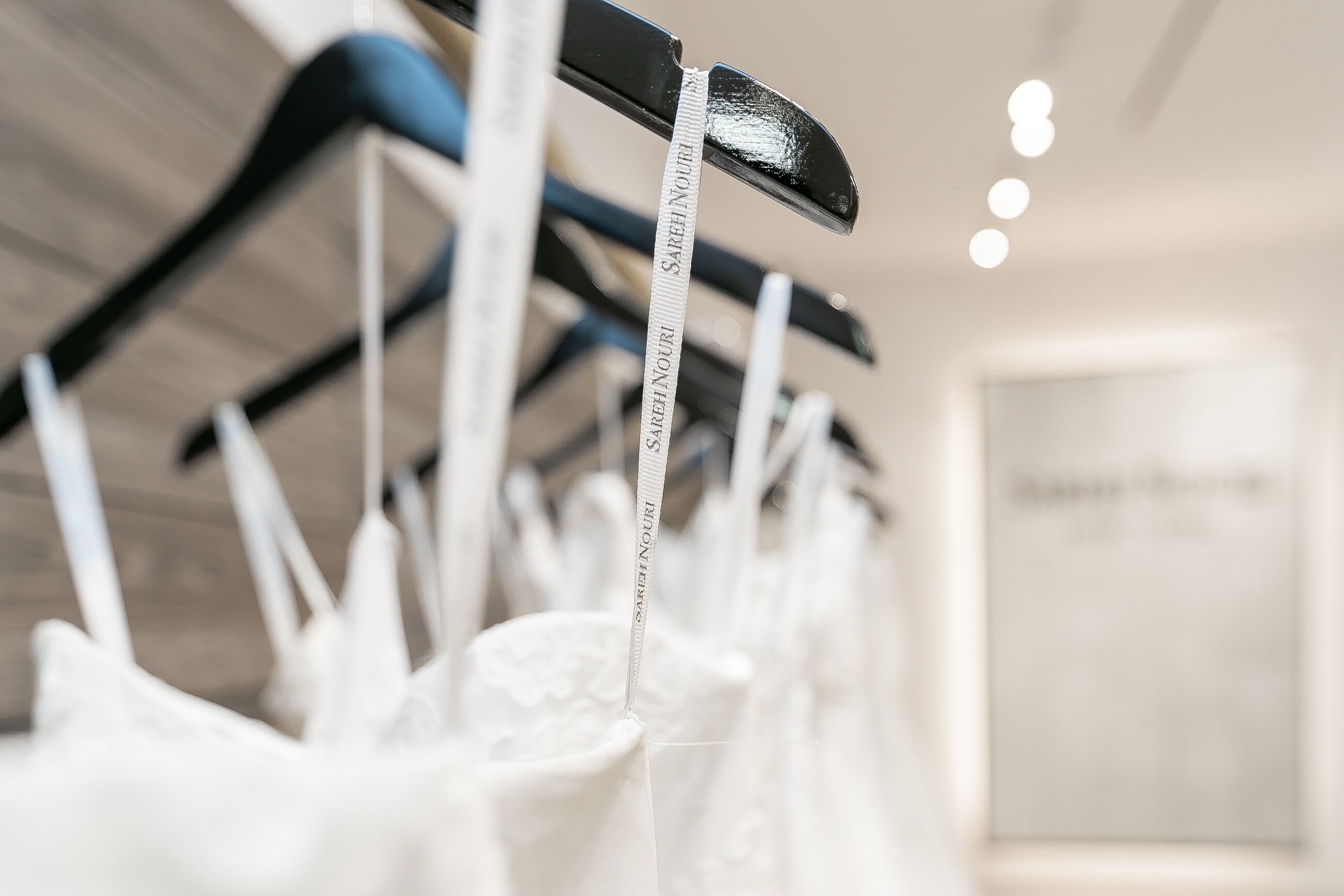 Photo of the bridal gowns