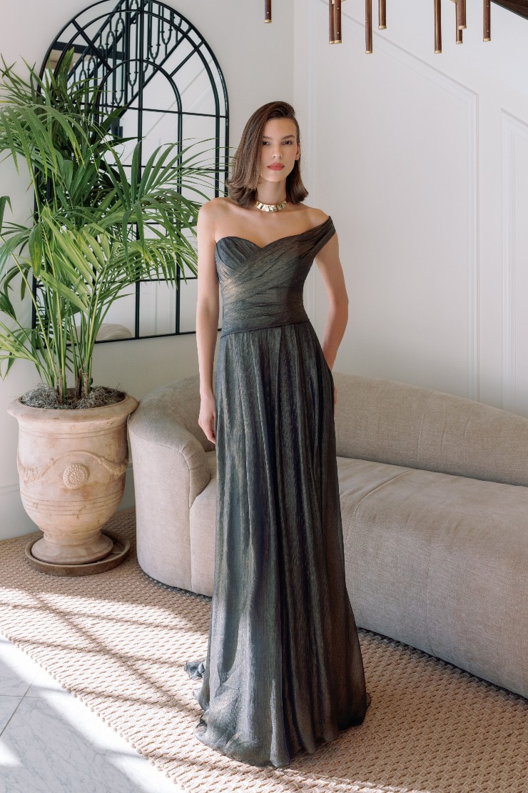 evening dresses lexington ky Slit Glamorous Lace Black Long-Sleeve Prom Dress Evening Dress US16 / Black main image 1