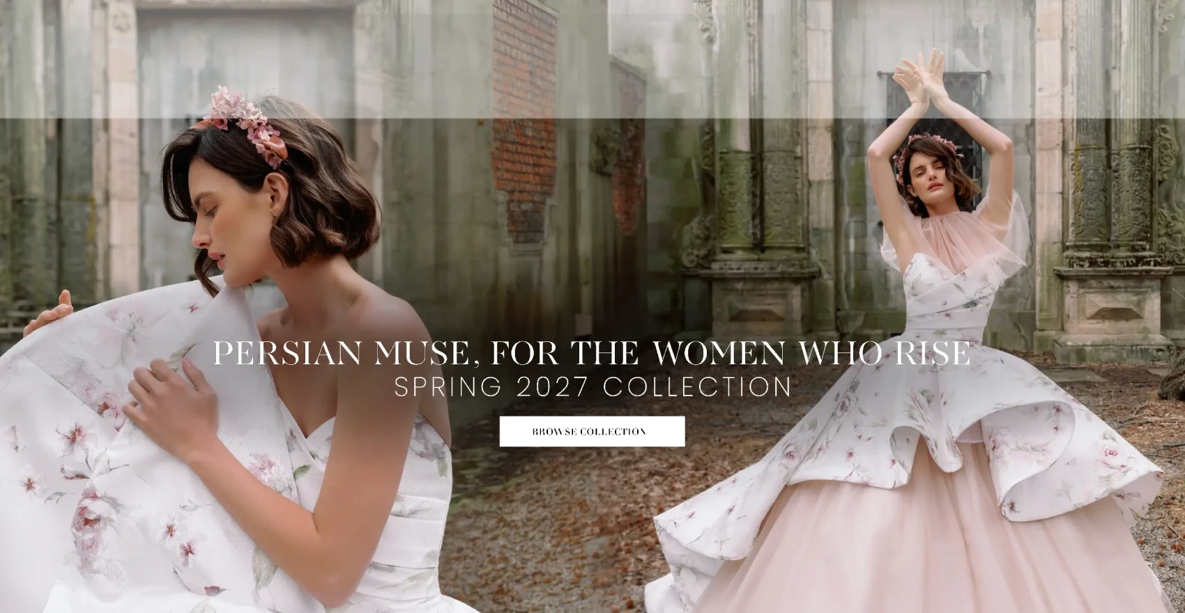 Spring 2027 bridal collection at Sareh Nouri